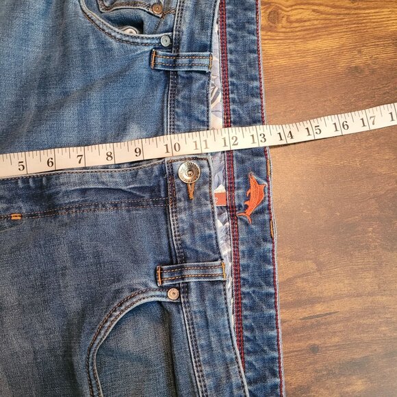 Tommy Bahama Jeans Mens 40x30 Caico Authentic Stretch Comfort Denim Medium Light - Picture 9 of 11